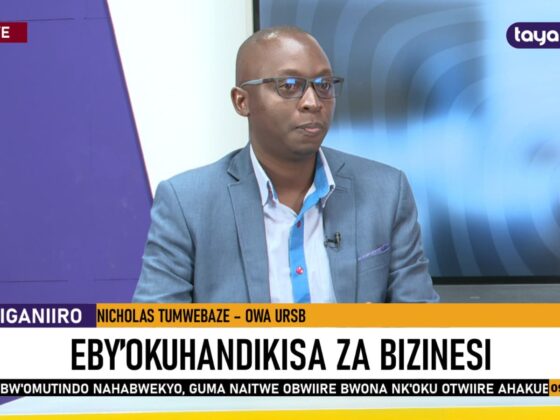 URSB Regional Head highlights business registration benefits on Mbarara local television