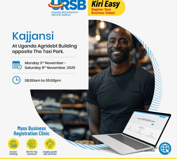 URSB’s Mass Business Registration Clinics target Bweyogerere Division and Kajjansi
