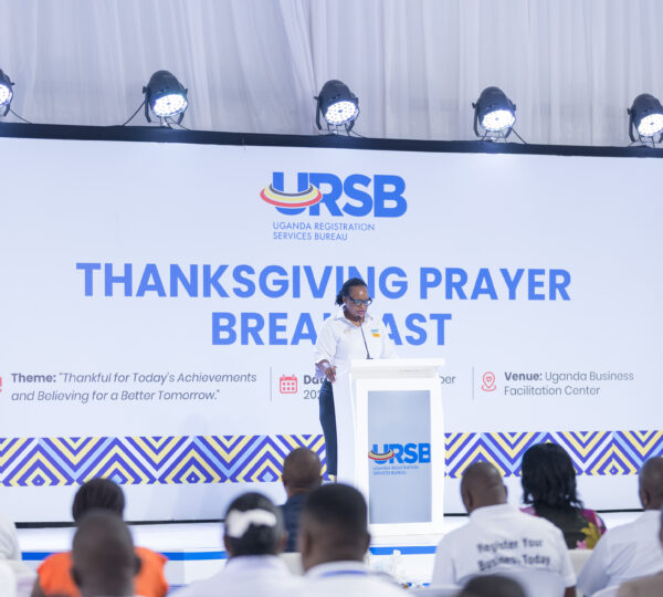 Put Your Troubles Aside and Focus on God”—Registrar General Inspires Hope at URSB Thanksgiving Breakfast