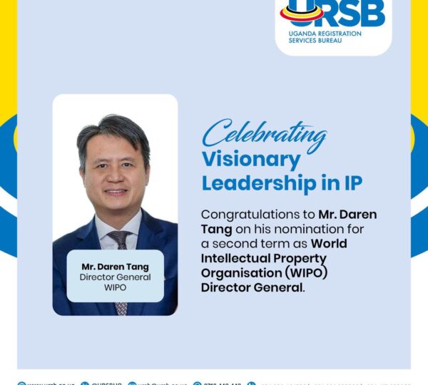 URSB Congratulates Daren Tang on Nomination for Second Term as WIPO Director General