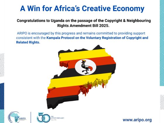 ARIPO Hails Uganda for Strengthening Creative Sector with New Copyright Law
