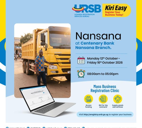 URSB TAKES MASS BUSINESS REGISTRATION CLINICS TO BULOBA AND NANSANA